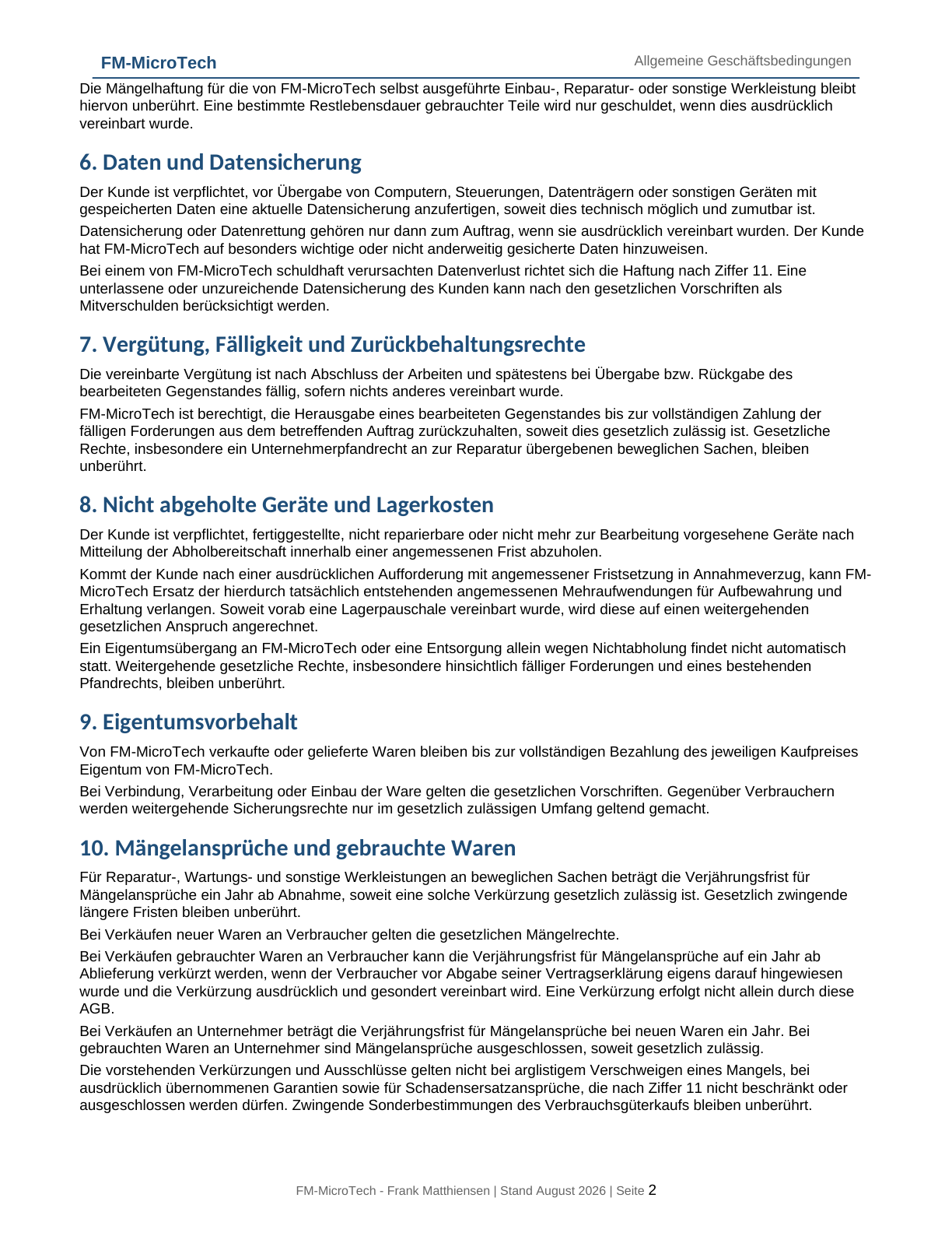 AGB Vorschau Seite 2
